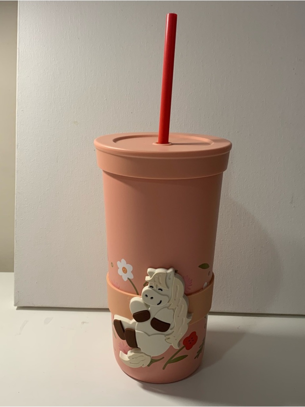 Light pink Starbucks spring 2026 edition pony cup